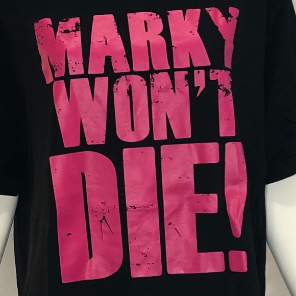 Marky won’t die black cotton Mens / unisex t shirt - Picture 4 of 5
